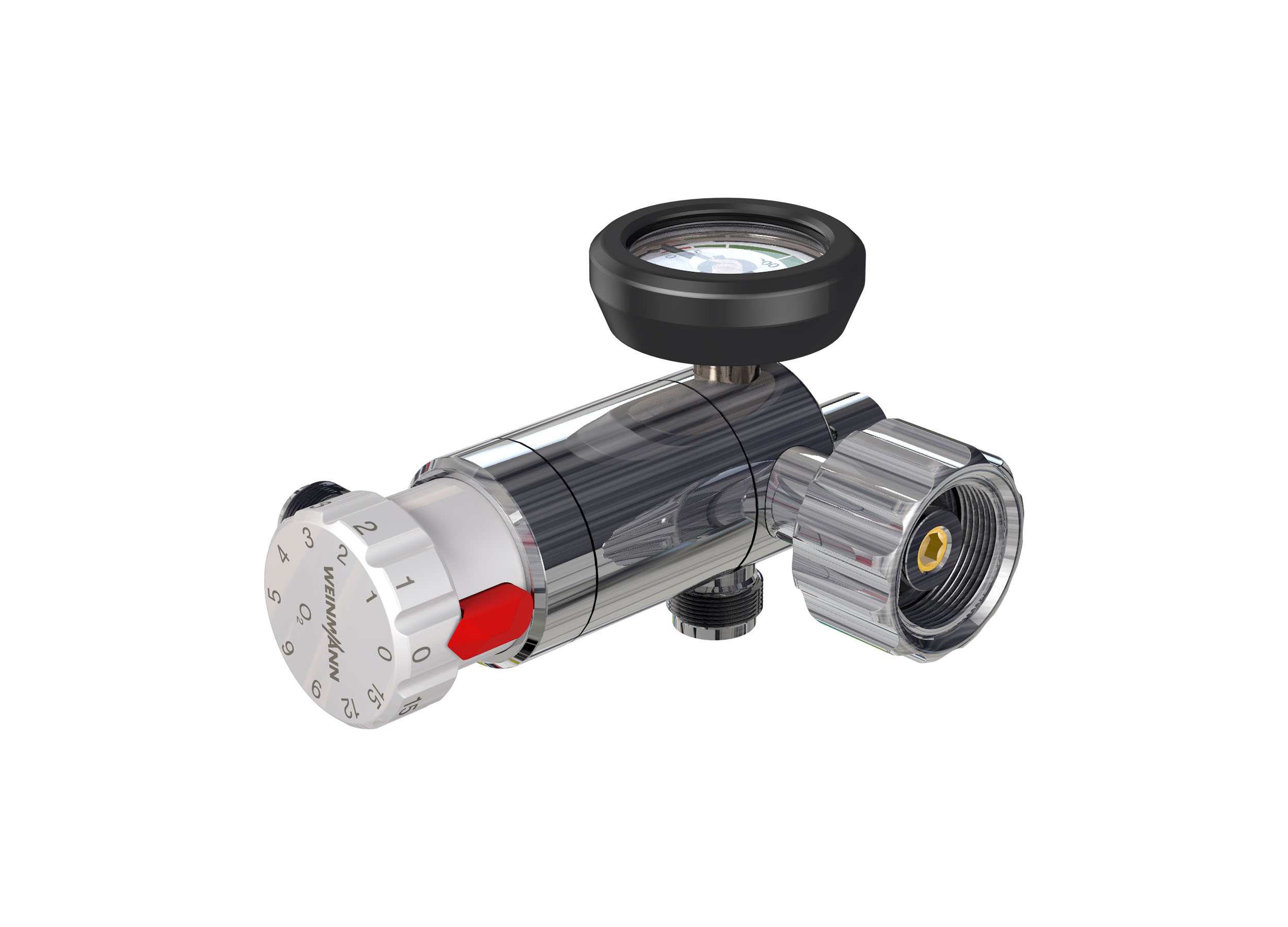 OXYWAY Fast II, G 3/4" mit flachem Manometer