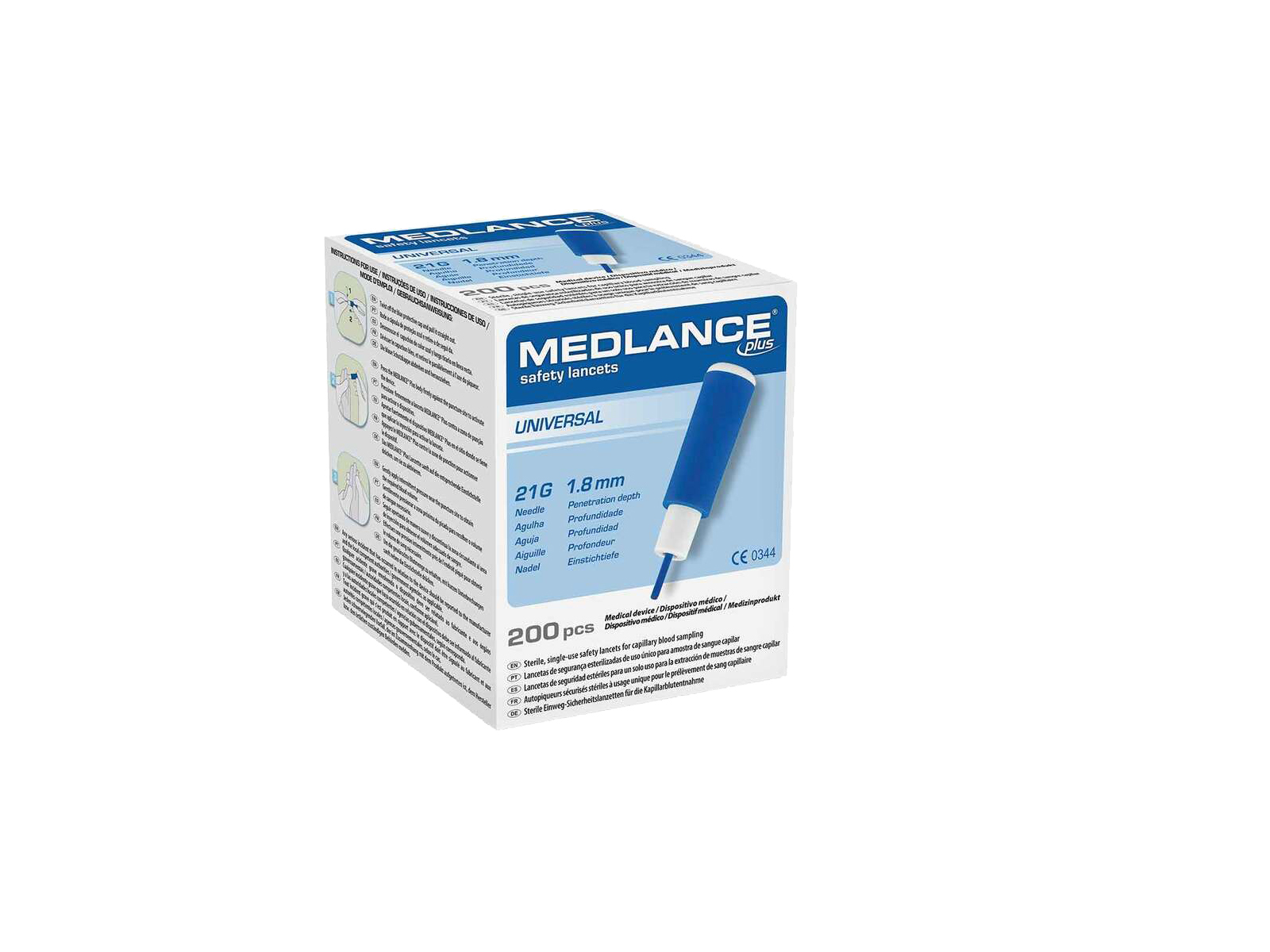 Medlance plus Sicherheitsblutentnahmelanzette G21